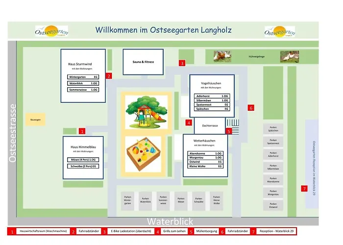 Ostseegarten Langholz - Kleine Wolke Bis 2 Pers Apartamento